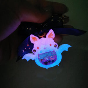 Black Cherry Froot Bat Charm (glows)