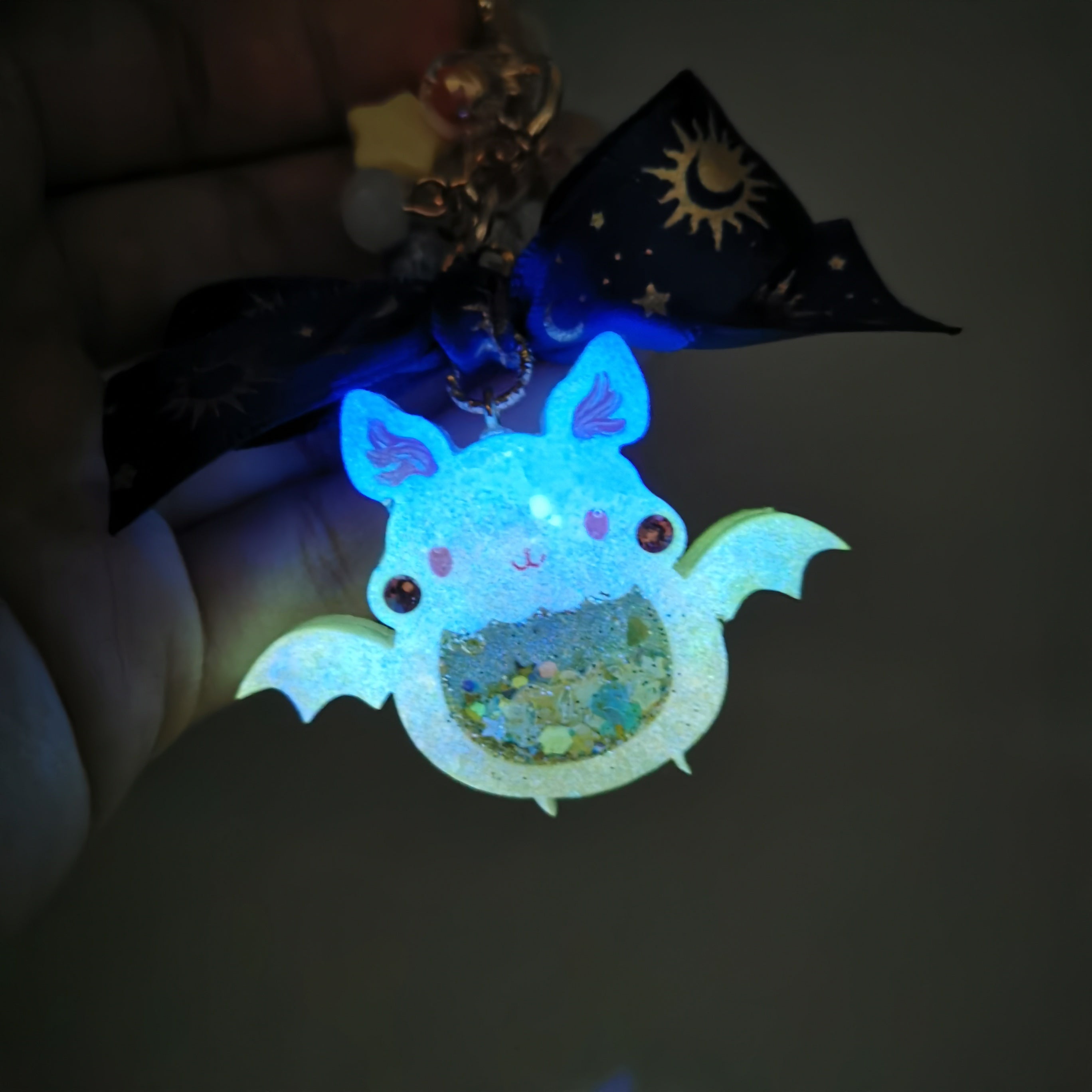 Passionfruit Froot Bat Charm (glows)