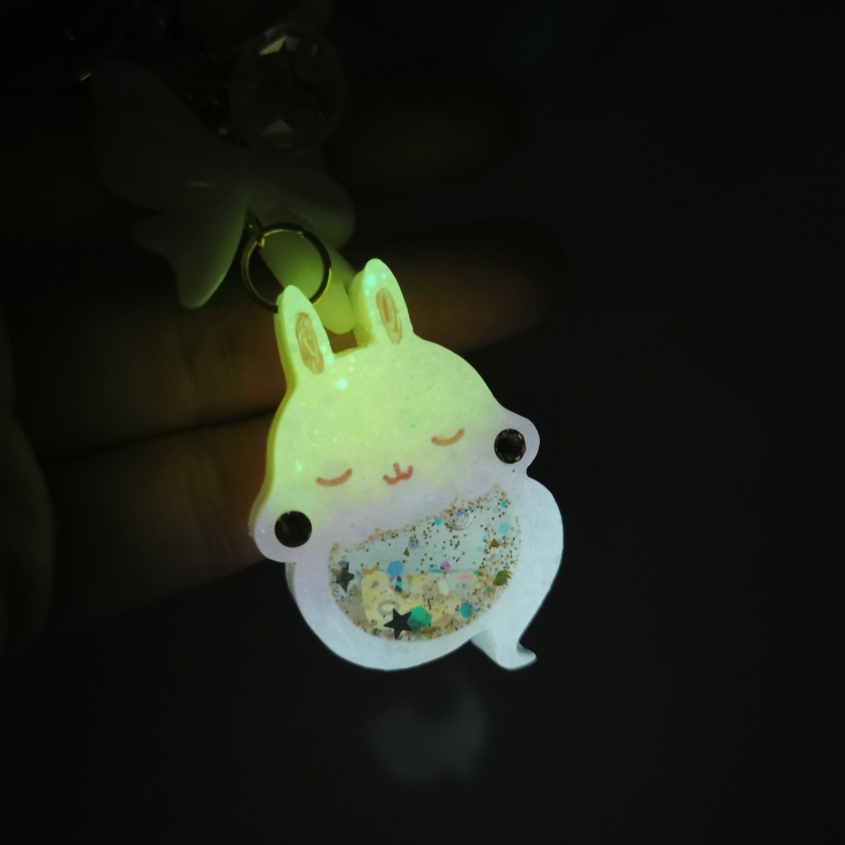 Honey Lemon Ghostie Bun Charm