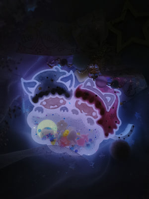 Pastel Puffs Dreamy Twin Stars Charm