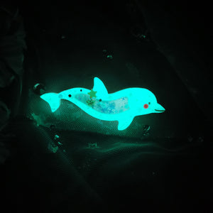 Jade River Dolphin (6cm slim clip)