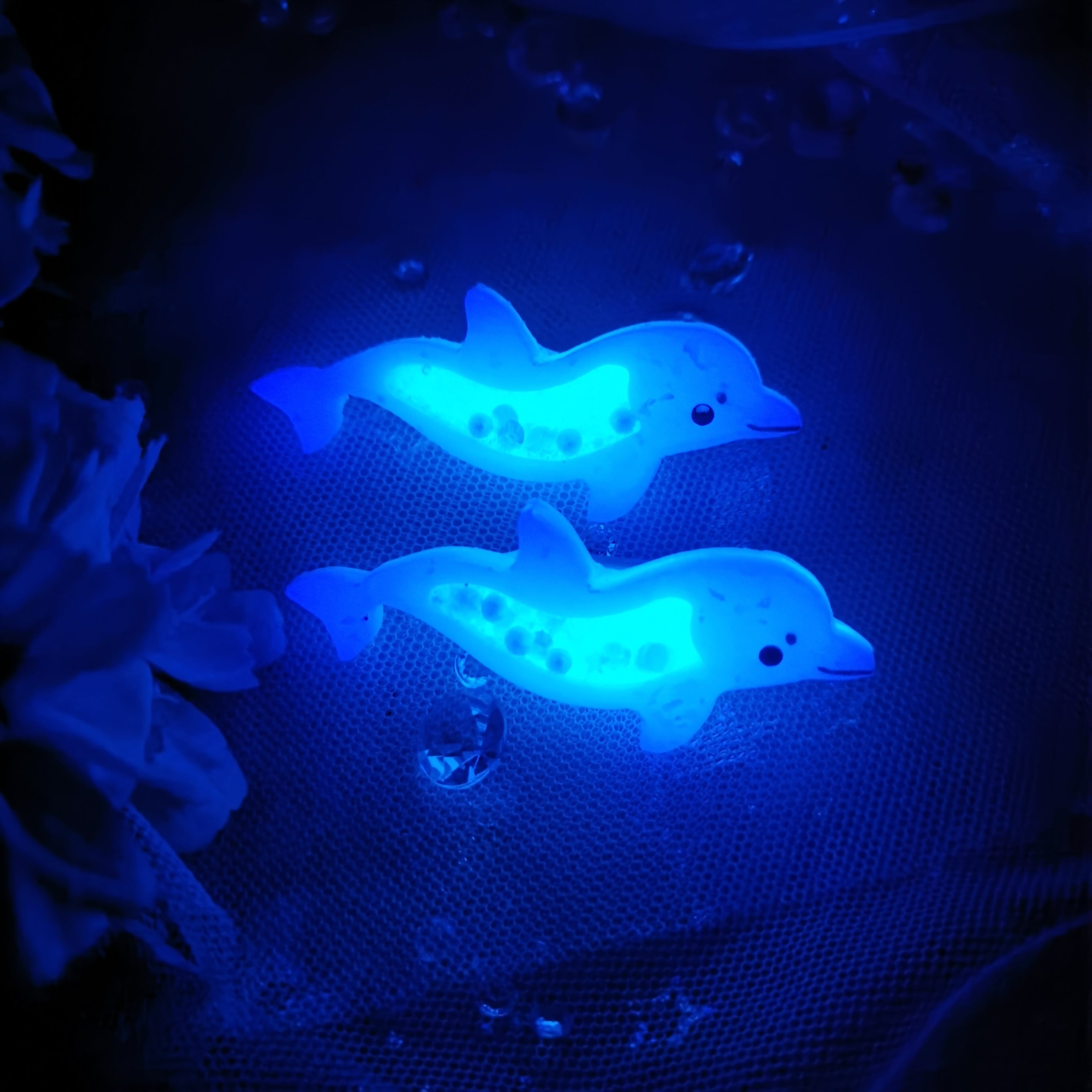 Baby Purple Dolphin (3.5cm clip)