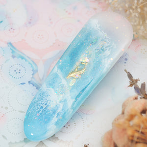 Pink Sand Beaches Shaker Barette (dolphin, teardrop)