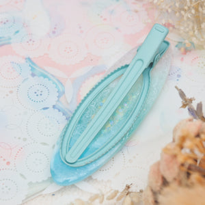 Pink Sand Beaches Shaker Barette (dolphin, oval)