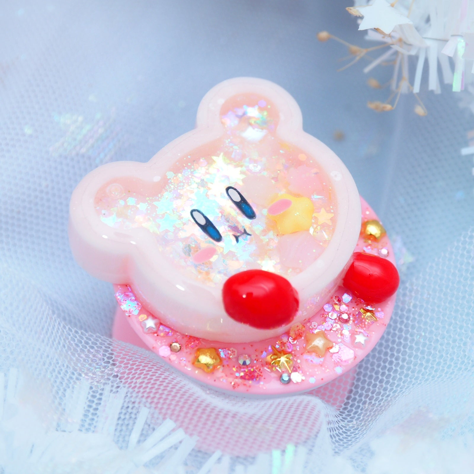 Pouty Kirbi Takes Flight! phone grip