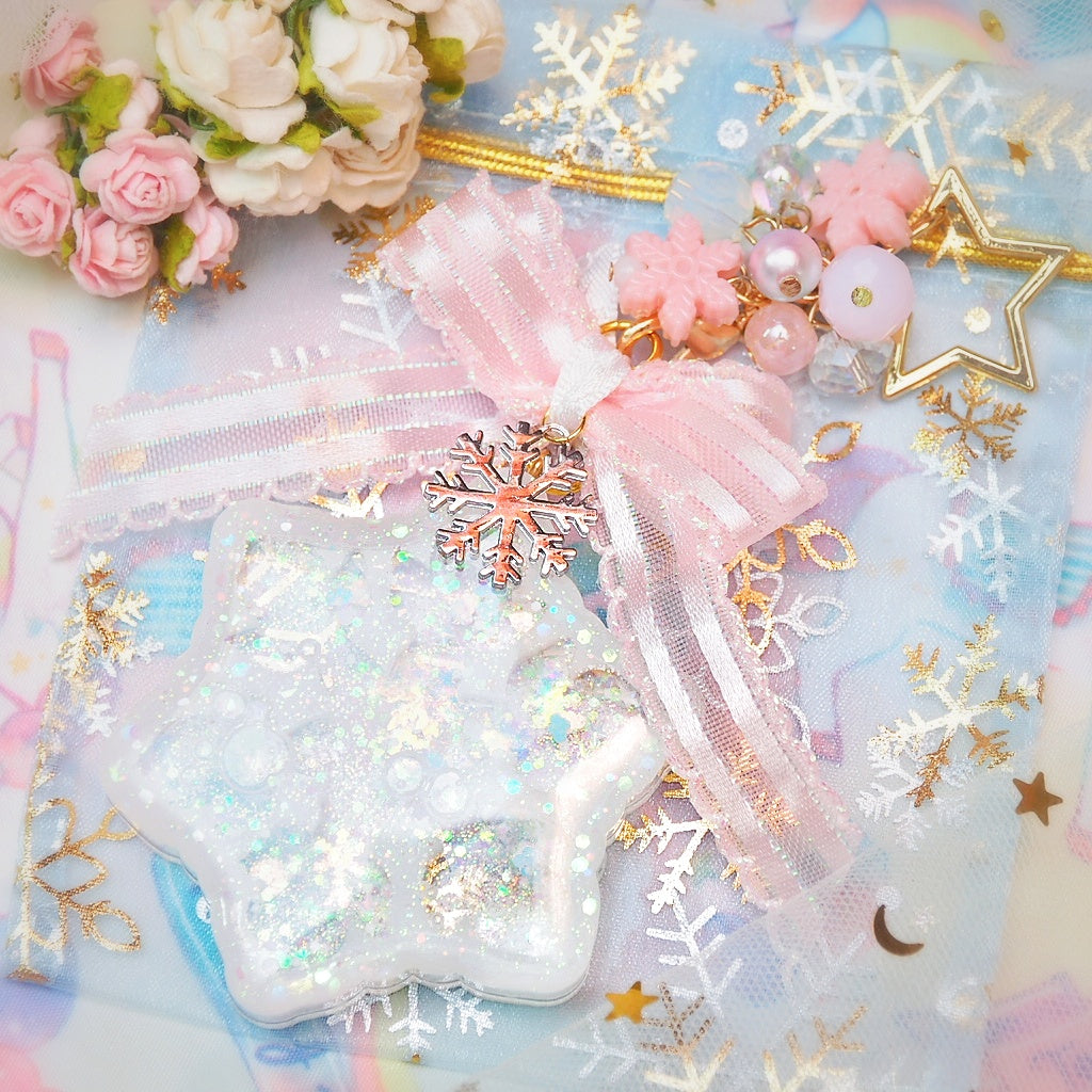 Dreamy Snowflake Interchangeable Ornament / Shaker Charm