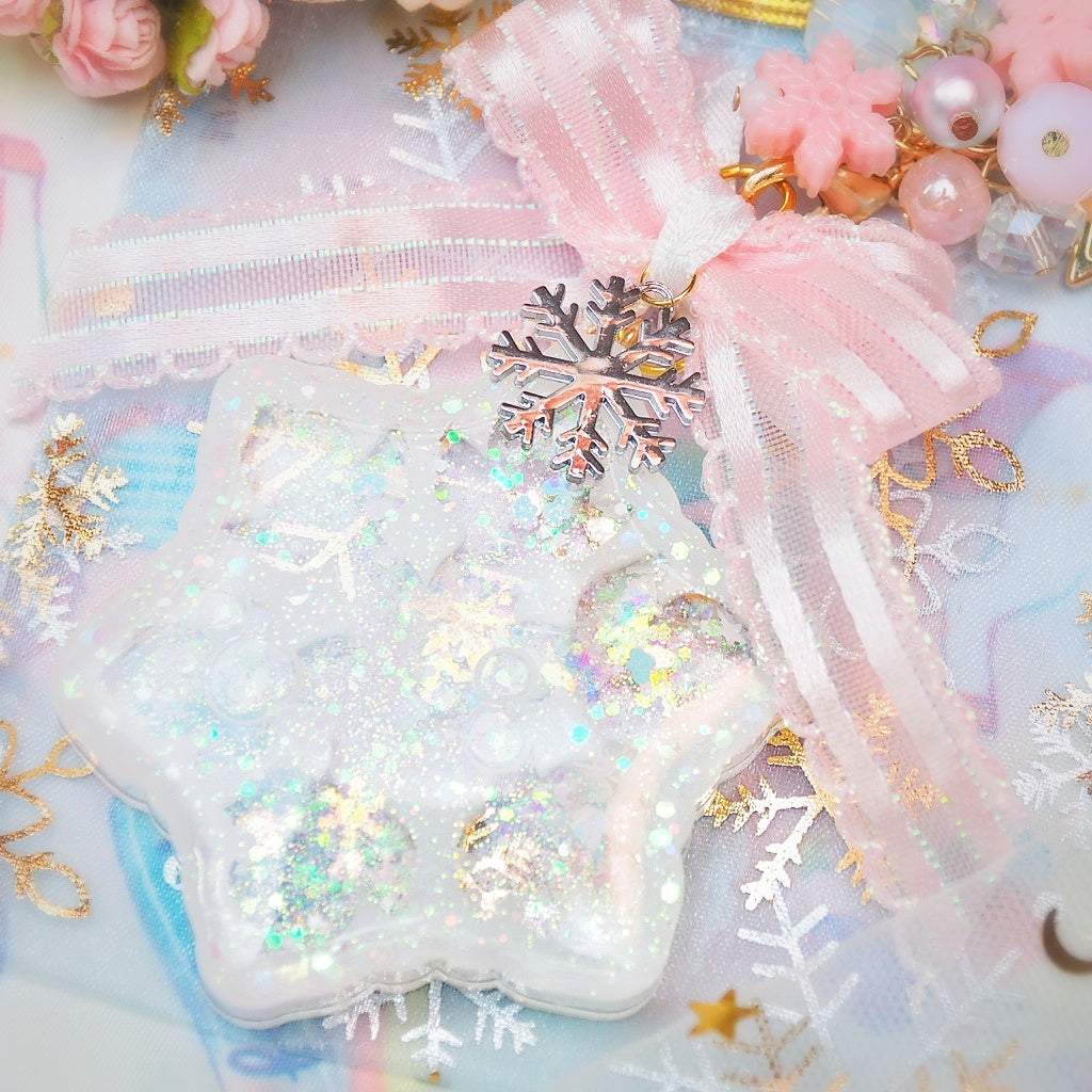 Dreamy Snowflake Interchangeable Ornament / Shaker Charm
