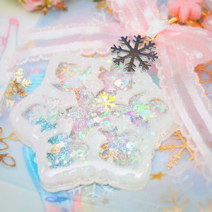 Dreamy Snowflake Interchangeable Ornament / Shaker Charm