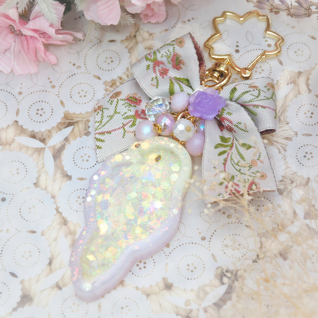Purple/Yellow Birb Shaker Charm