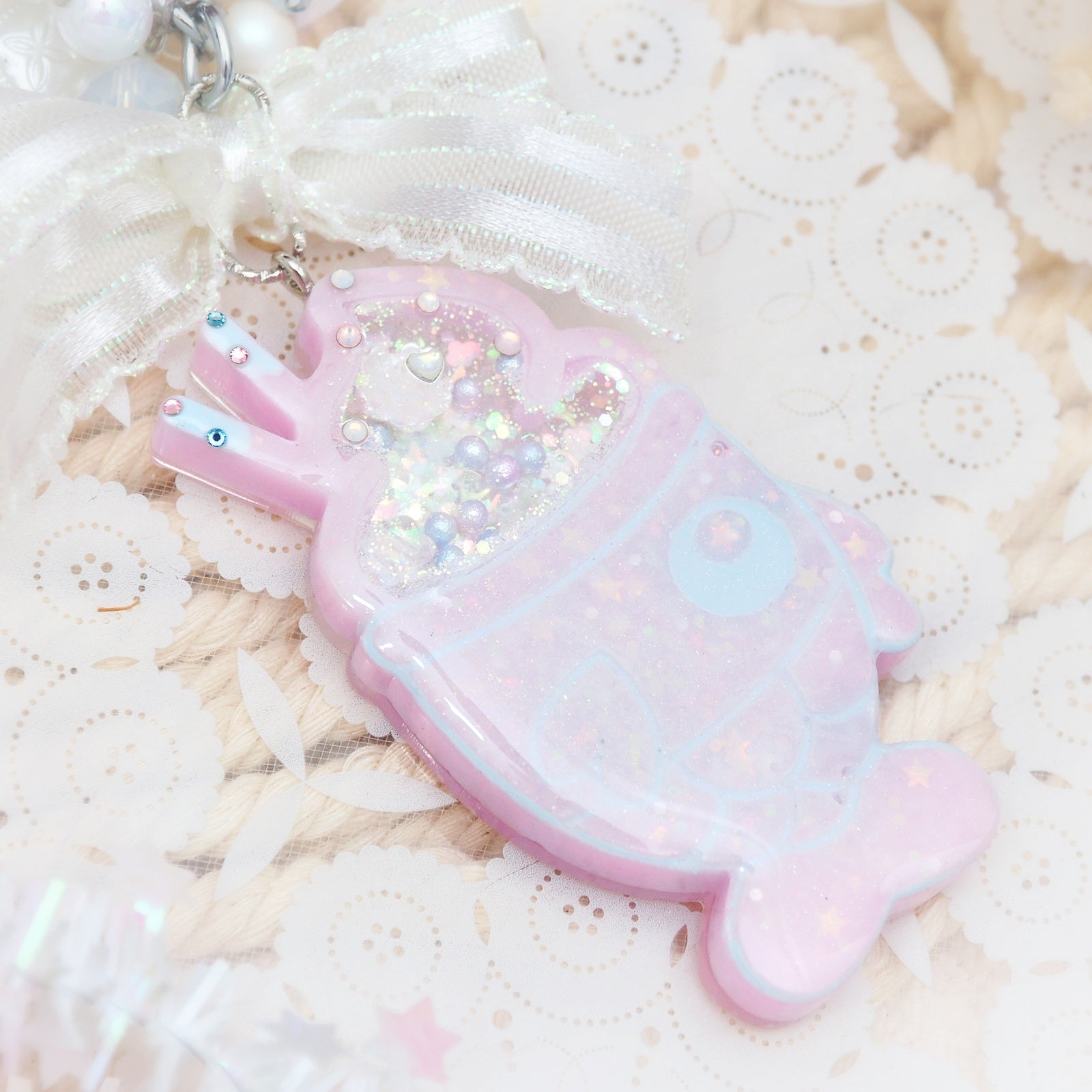 Budou Kurimu Taiyaki with biscuit sticks (Glows, Dry shaker charm)