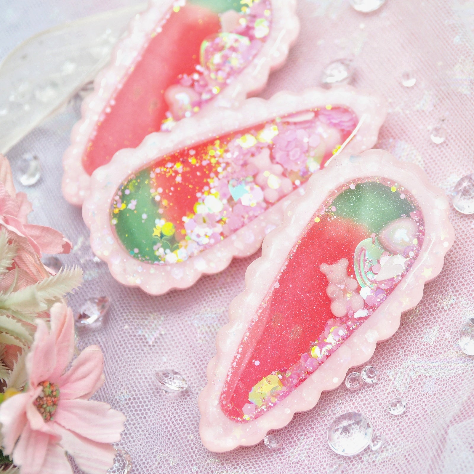 Chonky Watermelon Clip (Pink)