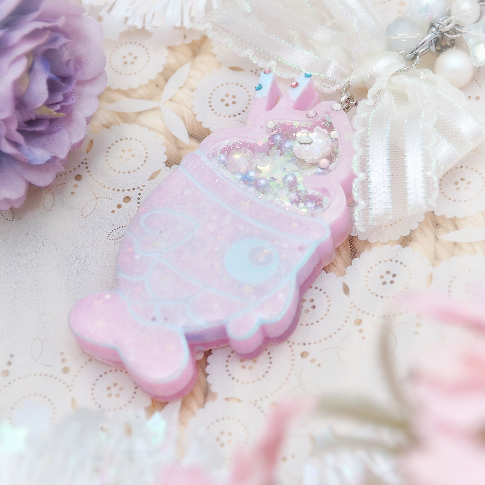 Budou Kurimu Taiyaki with biscuit sticks (Glows, Dry shaker charm)