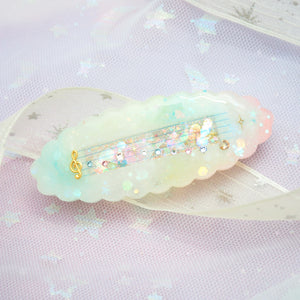 Toccata & Fugue in D Minor Musical barrette (7cm gold clasp)