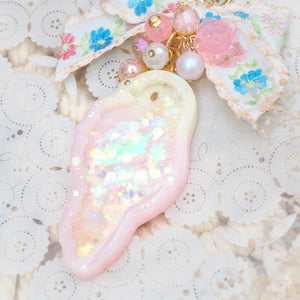 Pink/Yellow Birb Shaker Charm