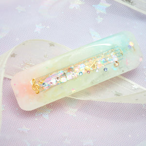 Toccata & Fugue in D Minor Musical barrette (7cm gold clasp)