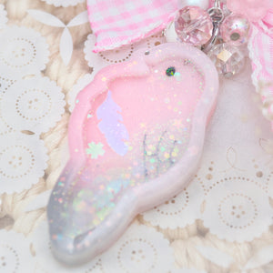 Galah Birb Shaker Charm (crest down)