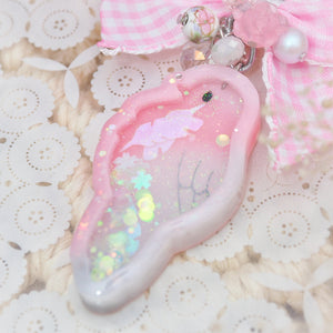 Galah Birb Shaker Charm (crest down)