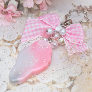 Galah Birb Shaker Charm (crest down)