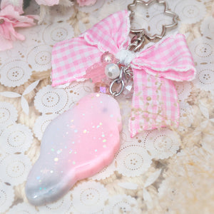 Galah Birb Shaker Charm (crest down)