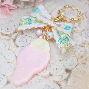 Pink/Yellow Birb Shaker Charm