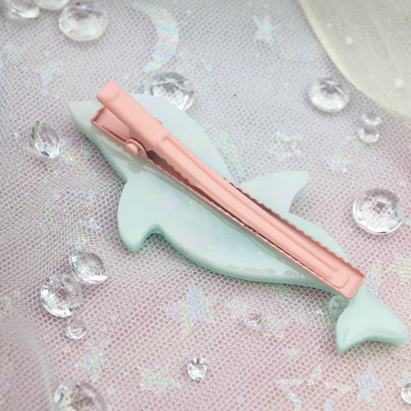 Jade River Dolphin (6cm slim clip)