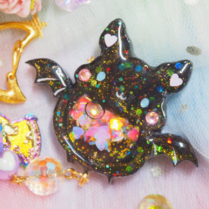 ルナ森 Dangle Bat Shaker Charm