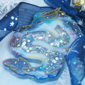 Galactic Dragon Painted Charm