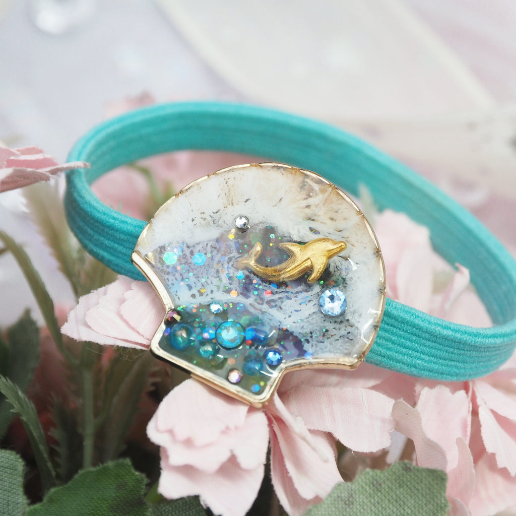 Twilight Tides Porpoise Hairtie
