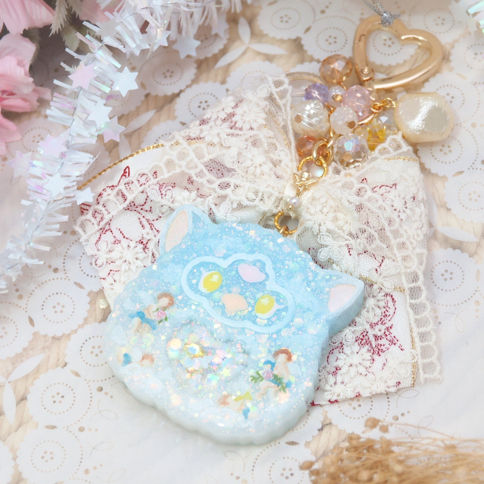 Dreamy Cherub Furby  (handpainted)