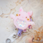 Baby Pink Froot Bat Badge Reel (glows)