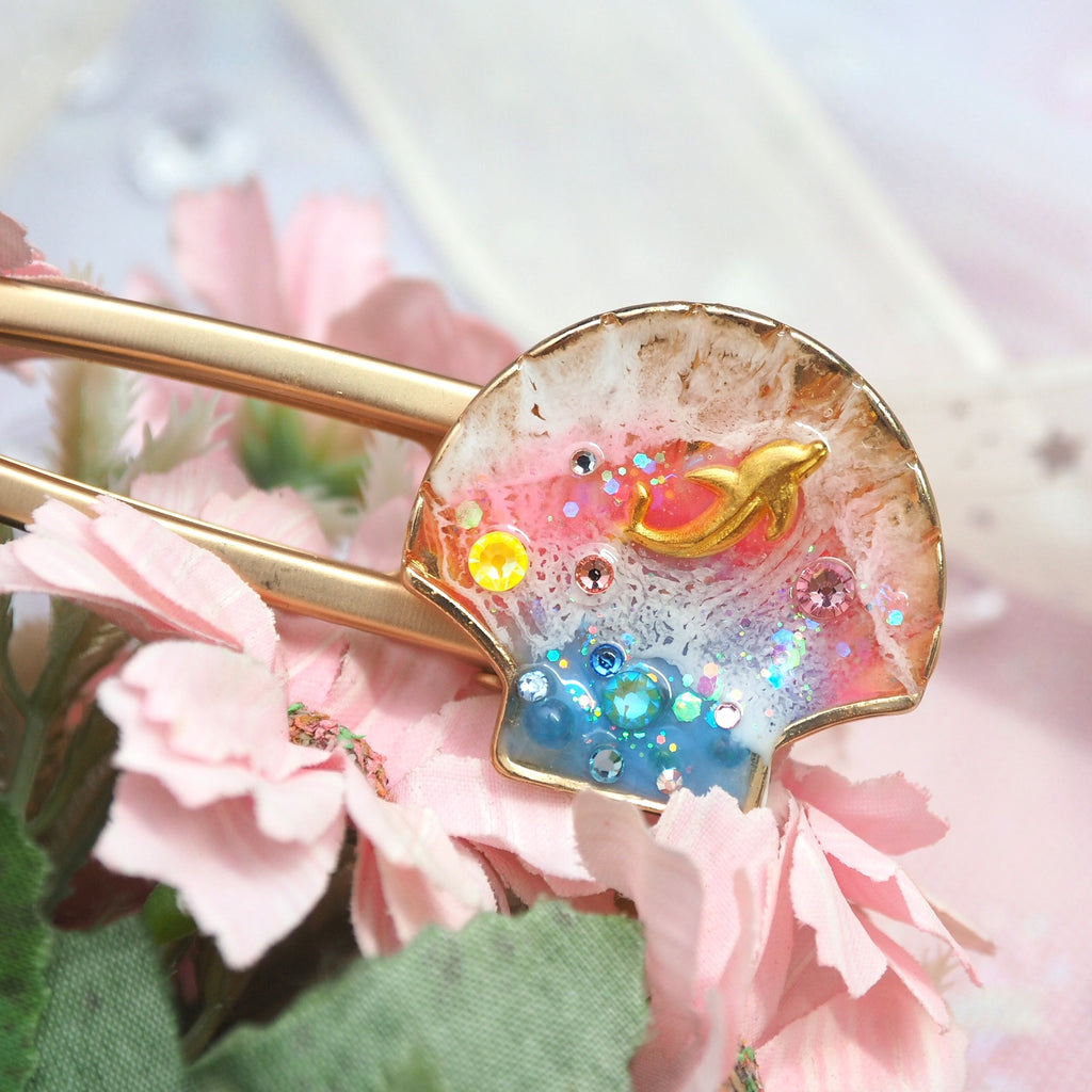 Reverse Prism Tides Porpoise Barrette
