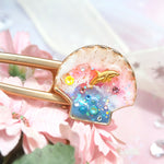 Reverse Prism Tides Dolphin Barrette