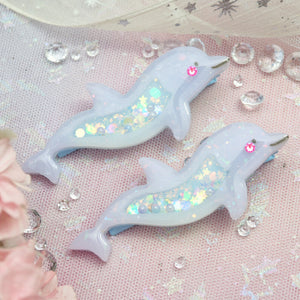 Purple Dolphin (6cm slim clip)