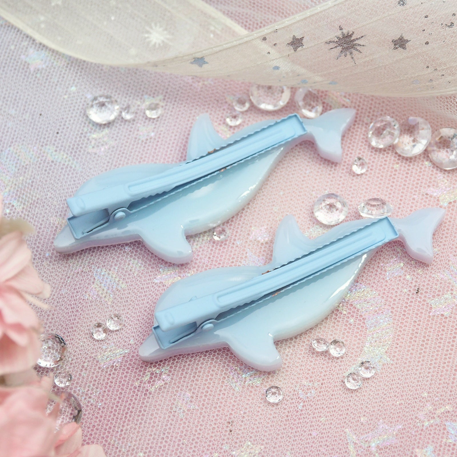 Purple Dolphin (6cm slim clip)