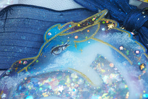Galactic Dragon Painted Charm