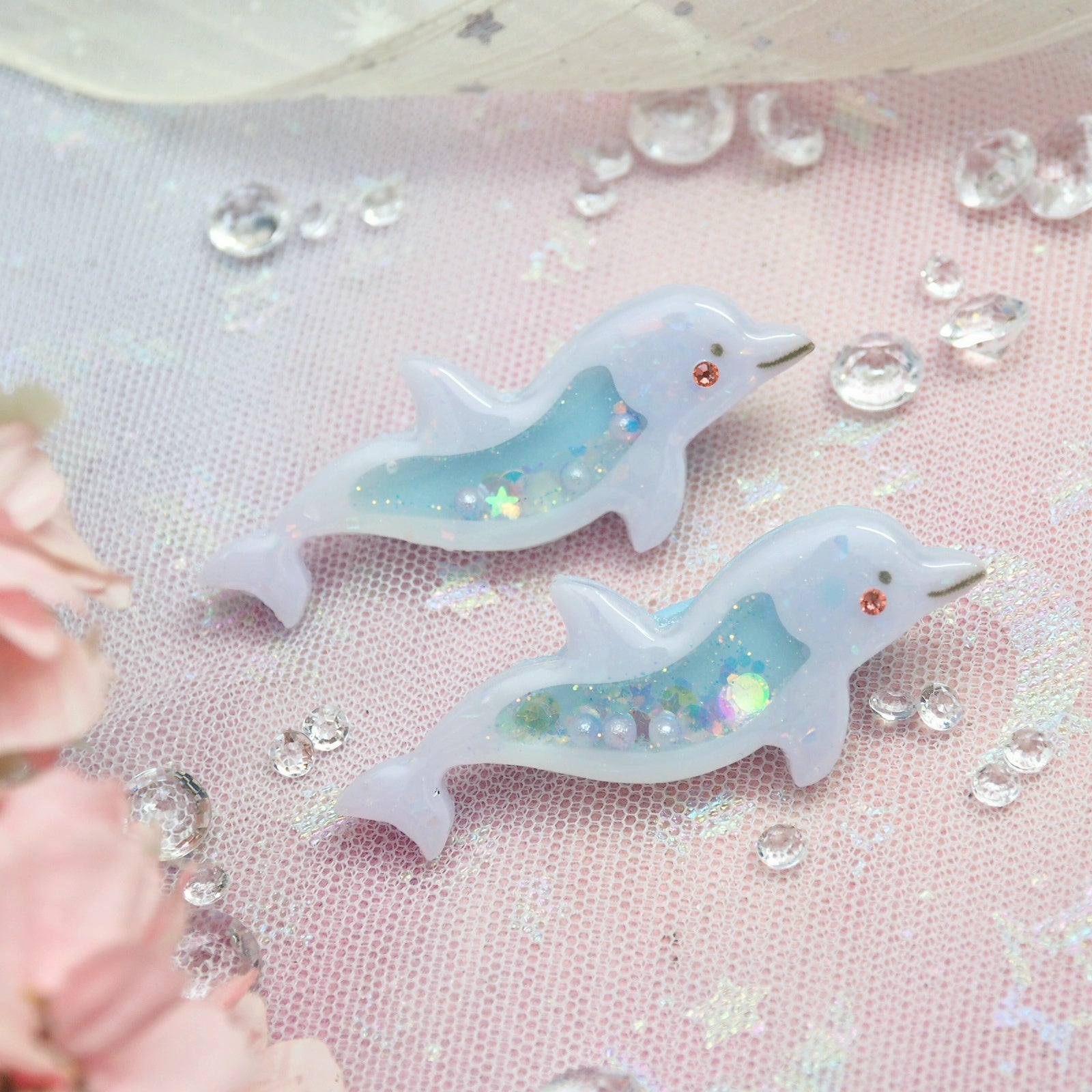 Baby Purple Dolphin (3.5cm clip)