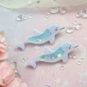 Baby Purple Dolphin (3.5cm clip)