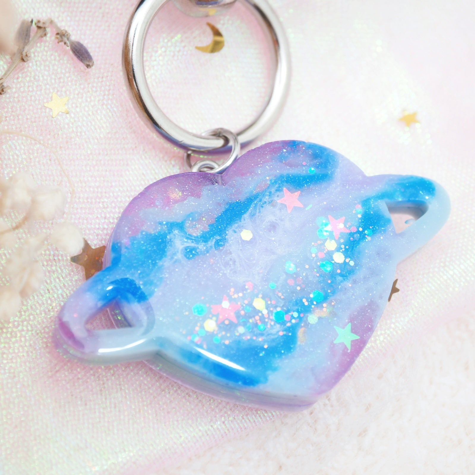Purple-blue Planetscape Choker