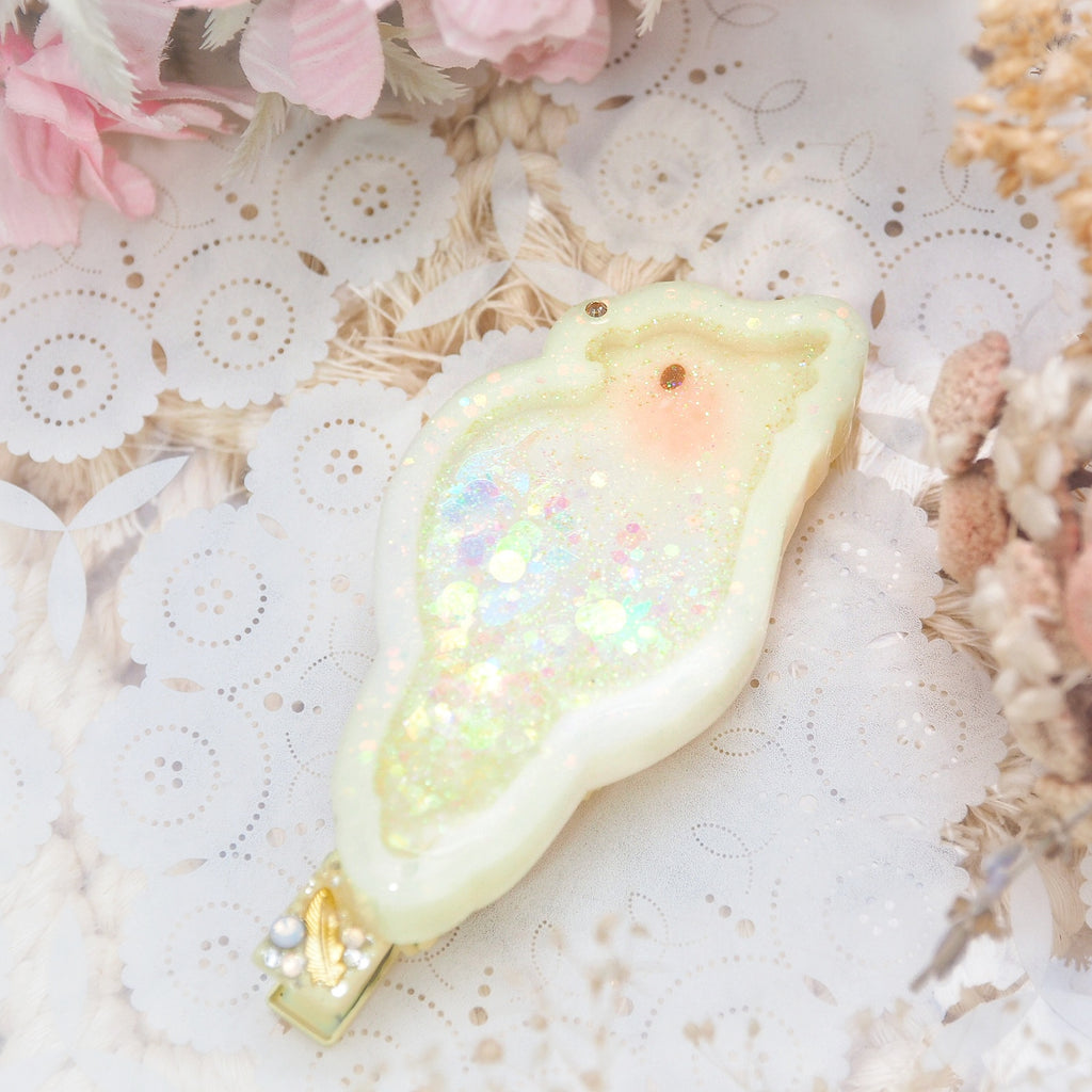 White/Yellow Tiel Birbrette (Barette)