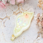 White/Yellow Tiel Birbrette (Barette)