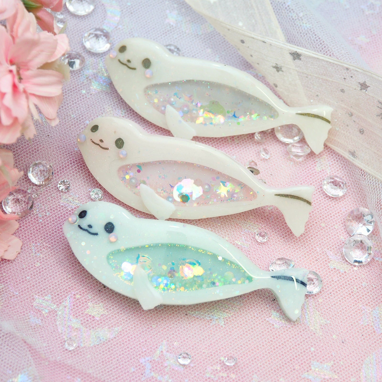 Harp Seal (6cm clasp)