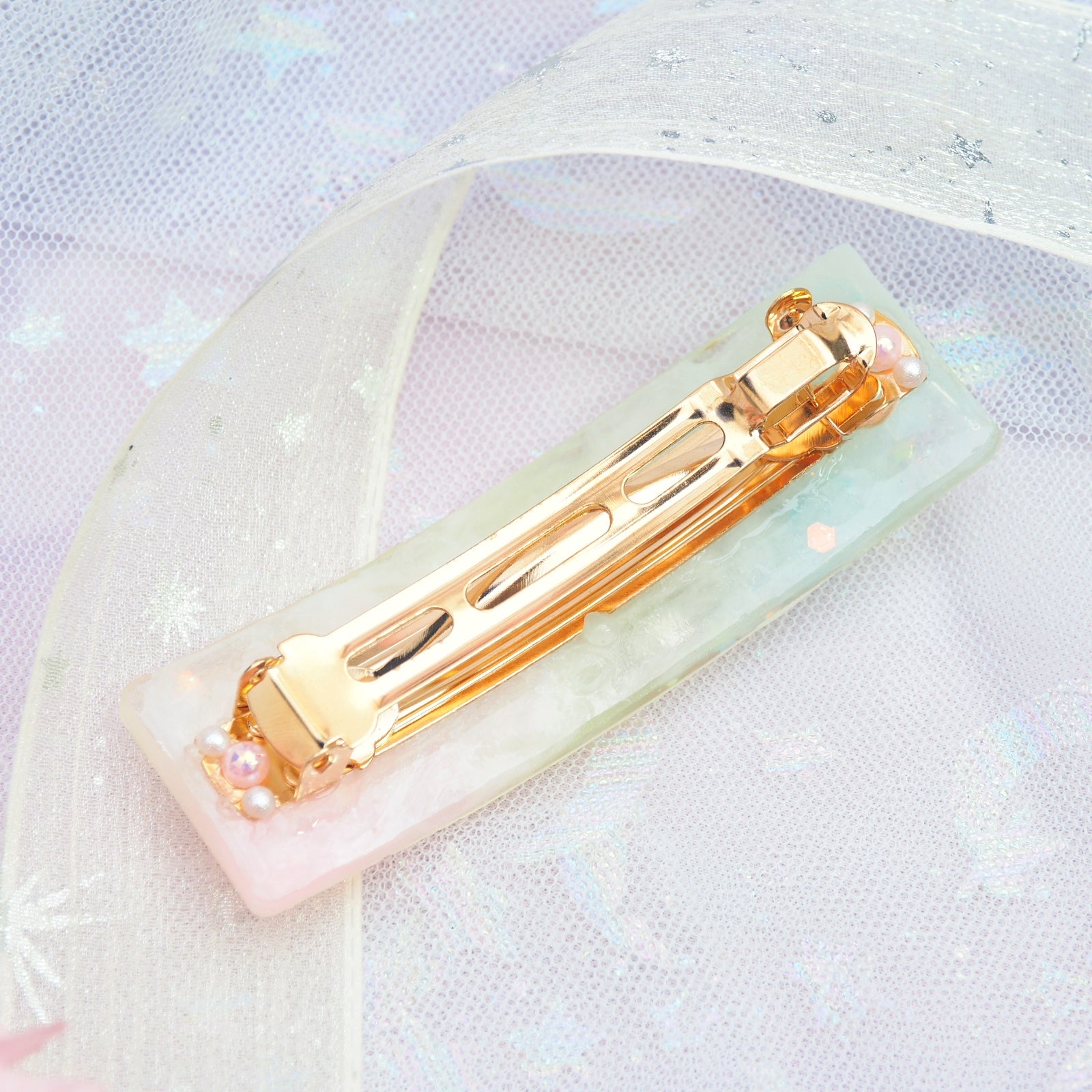Toccata & Fugue in D Minor Musical barrette (7cm gold clasp)