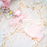 Pink Sugar Taiyaki with biscuit sticks (with cat-eye effect, glow, dry shaker charm)