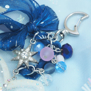 Lace Among the Stars Butterfly with braided chain