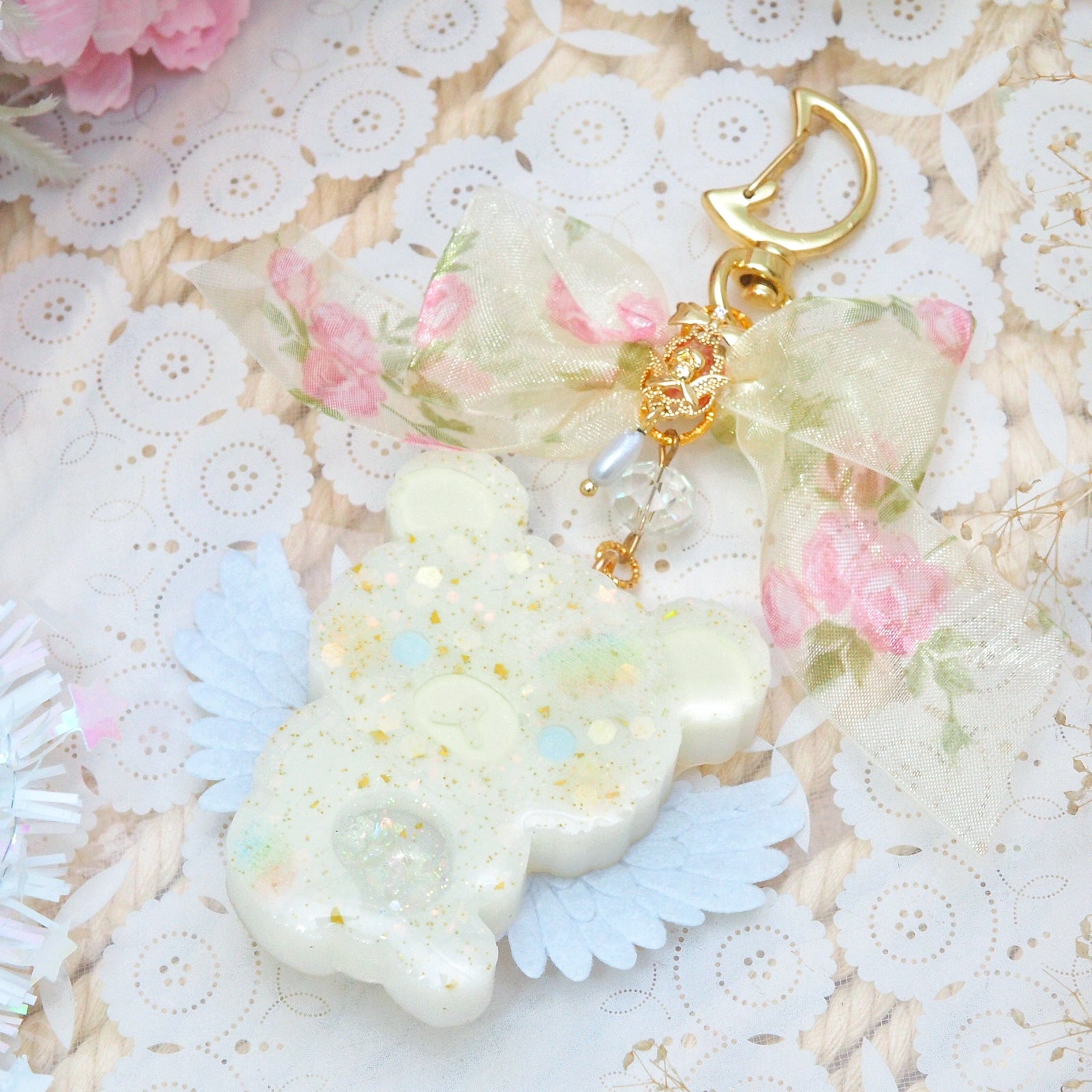 Golden Boi Angel Prism Bear (Glows)