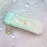 Jade Pools with Gold Turtle Barrette (Clasp)