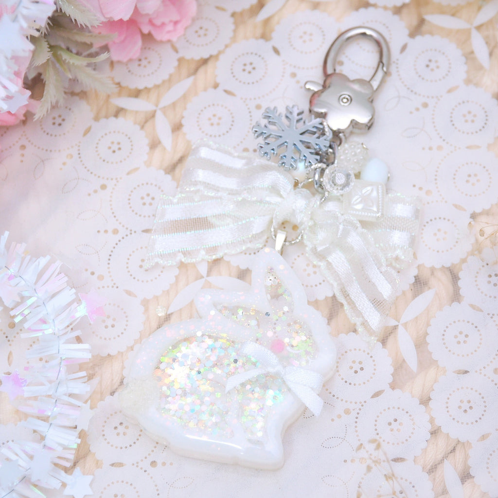 Snowbunny Snowstorm (Flocked tail and blush)