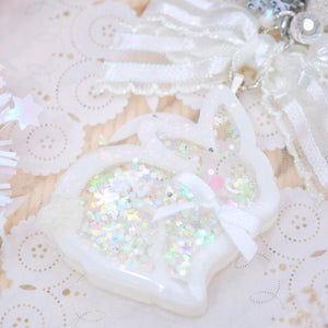 Snowbunny Snowstorm (Flocked tail and blush)