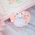 Taro Boba Cow Heart Phone Grip