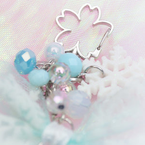 Clear Snowflake Shaker (Interchangeable Ornament Charm)